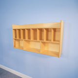 Wall Mounted Eight Cubby Diaper Cabinet - WB4848