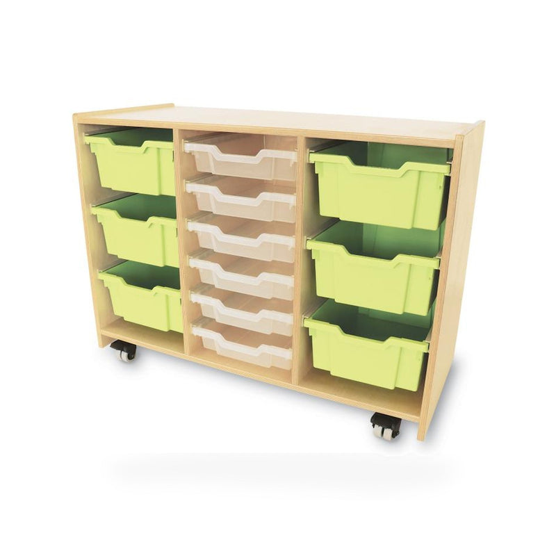 Whitney Plus Green Tray Storage Cabinet