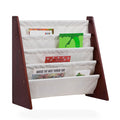 Sling Book Shelf - Cherry w/ Tan