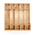 5 Section Offset Locker, Maple
