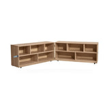 Wood Designs Folding Storage | Maple storage classroom furniture in Maple