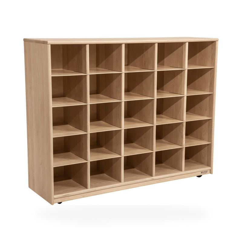 Maple Heritage (25) Cubby Tray Storage without Trays