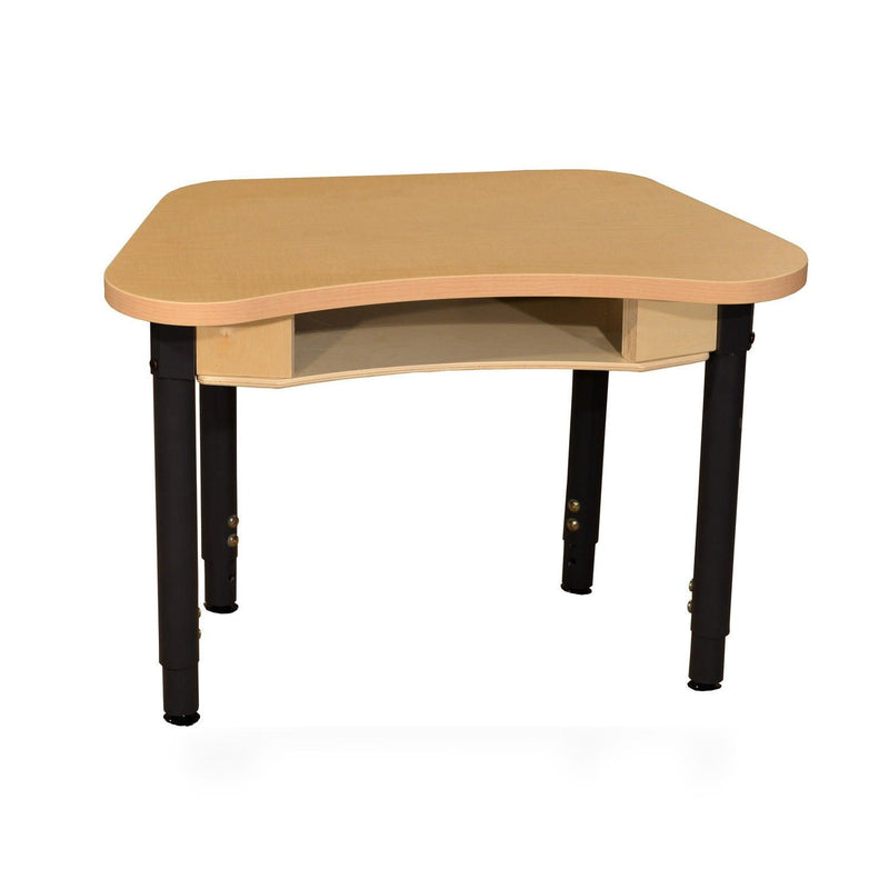 Synergy 18" x 30" High Pressure Laminate Desk with Adjustable Legs 18"-29"