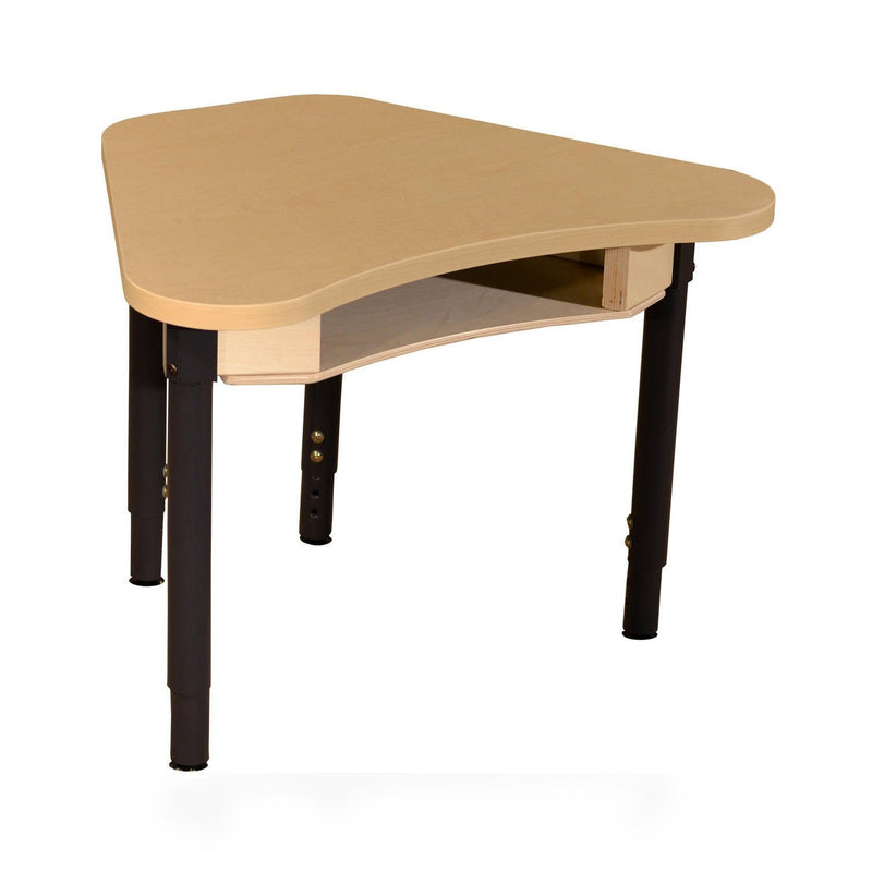 Synergy 24" x 30" High Pressure Laminate Deep Desk with Adjustable Legs 18"-29"