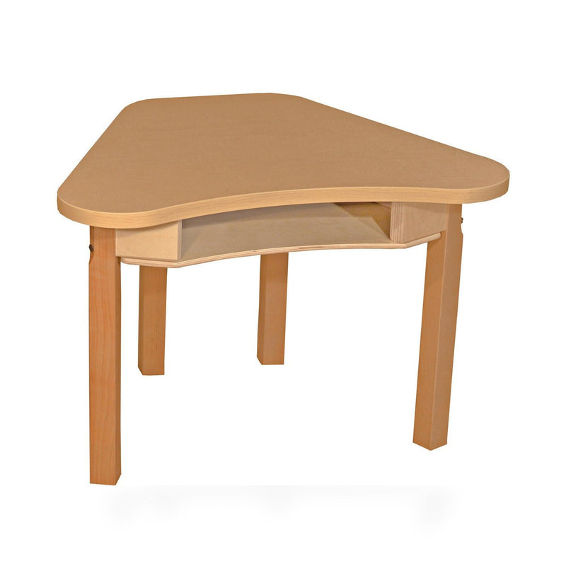 Synergy 24" x 30" High Pressure Laminate Deep Desk with Hardwood Legs- 18"