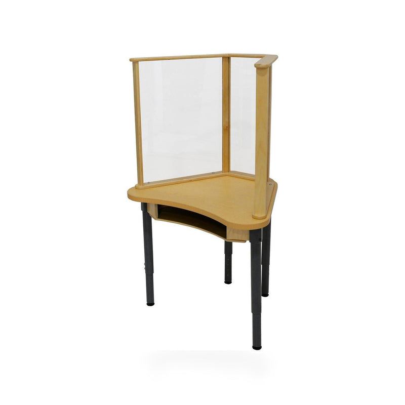 Synergy Desk with Sneeze Guard - 24" x 30"