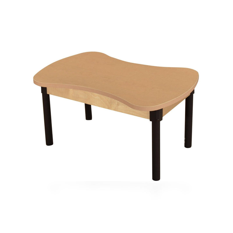 Synergy Junction 24" x 36" High Pressure Laminate Table with Adjustable Legs 12"-17"