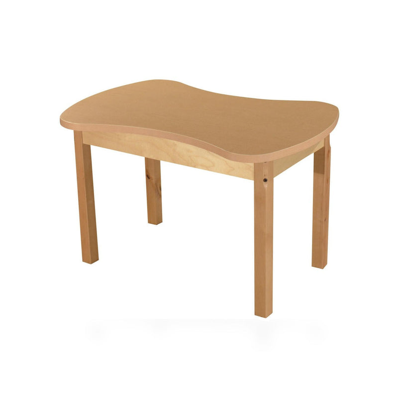Synergy Junction 24" x 36" High Pressure Laminate Table with Hardwood Legs- 20"