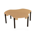 Synergy Union 44" x 48" High Pressure Laminate Group Table with Adjustable Legs 18"-29"