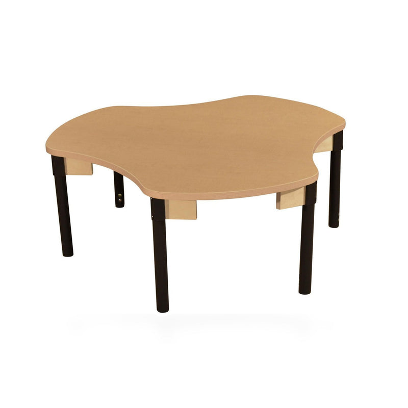 Synergy Union 44" x 48" High Pressure Laminate Group Table with Adjustable Legs 18"-29"