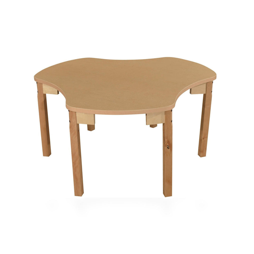 Synergy Union 44" x 48" High Pressure Laminate Group Table with Hardwood Legs- 26"