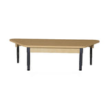 Wood Designs Trapezoidal High Pressure Laminate Table with Adjustable Legs 12"-17" kids activity table in shown finish