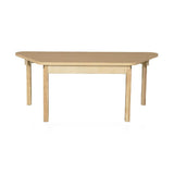 Wood Designs Trapezoidal High Pressure Laminate Table with Hardwood Legs- 18" kids activity table in shown finish