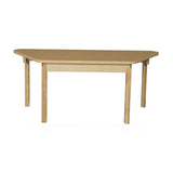 Wood Designs Trapezoidal High Pressure Laminate Table with Hardwood Legs- 26" kids activity table in shown finish