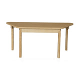 Wood Designs Trapezoidal High Pressure Laminate Table with Hardwood Legs- 29" kids activity table in shown finish