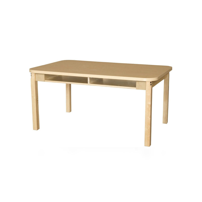 Two Seat Student Desk with 16" Hardwood Legs