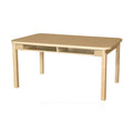 Two Seat Student Desk with 22" Hardwood Legs