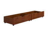 Donco Dual Underbed Drawers #color_Light-Espresso