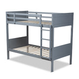 Elsie Twin/Twin Bunk Bed #color_Gray