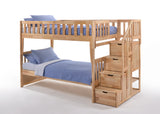 Peppermint Bunk Bed – Stylish and sturdy twin/twin or twin/full bunk bed, perfect for kids' rooms with a space-saving design – MonkeyBunks.com.