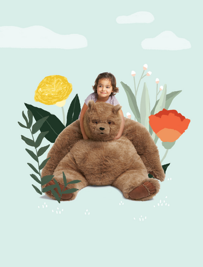 Kodiak Bear 40" Brown by Manhattan Toy