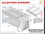 Allentown Twin/Twin Bunk Bed