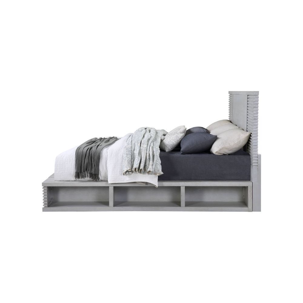 ACME Aromas Queen Bed #color_White Oak