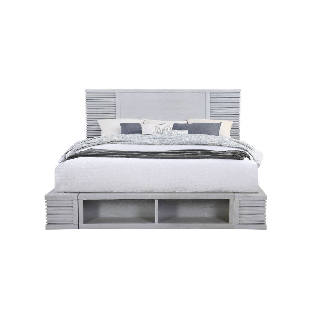 ACME Aromas Queen Bed #color_White Oak