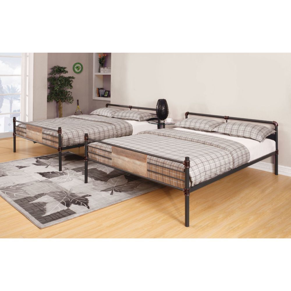 Brantley Metal Bunk Bed (Full/Queen and Queen/Queen)