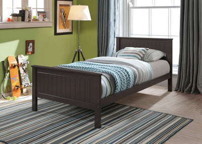 ACME Bungalow Twin Bed #color_Chocolate Finish