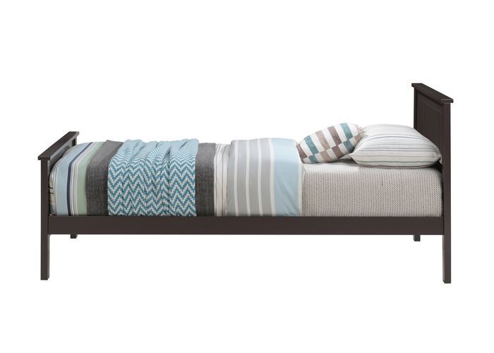 ACME Bungalow Twin Bed #color_Chocolate Finish