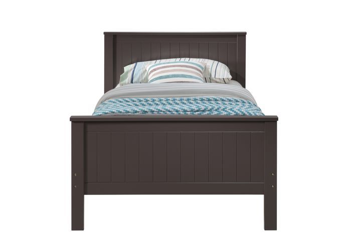 ACME Bungalow Twin Bed #color_Chocolate Finish