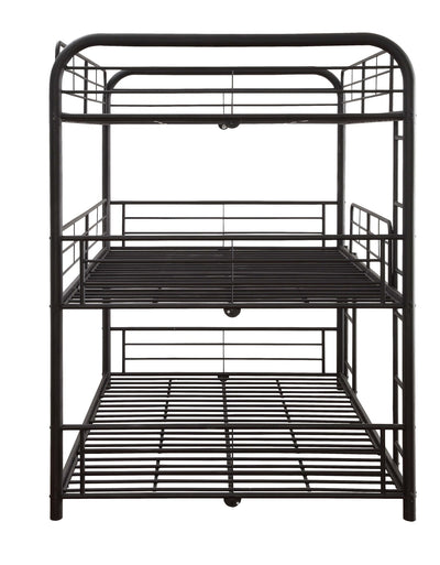 Cairo Triple Metal Bunk Bed (Twin/Twin or Full/Full)