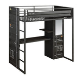 Cargo Twin Loft Bed with Desk