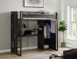 Cargo Twin Loft Bed with Desk