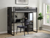 Cargo Twin Loft Bed with Desk