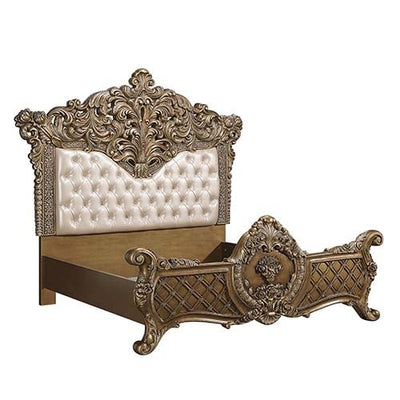 ACME Constantine Eastern King Bed #color_Brown