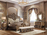 ACME Constantine Eastern King Bed #color_Brown