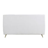 ACME Doris Queen Bed #color_Vntage-White