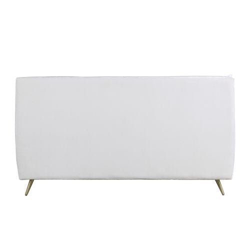 ACME Doris Queen Bed #color_Vntage-White