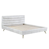 ACME Doris Queen Bed #color_Vntage-White