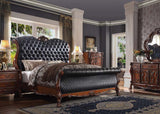 ACME Dresden Eastern King Bed #color_Cherry Oak
