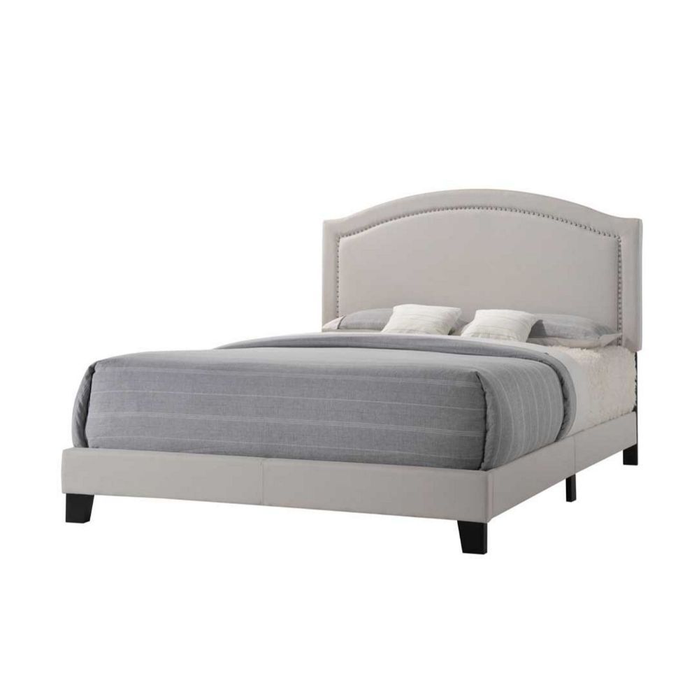 ACME Garresso Queen Bed #color_Fog Fabric