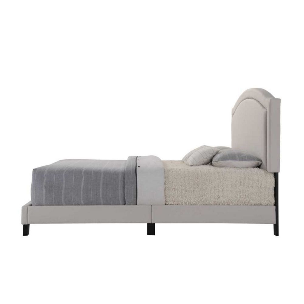 ACME Garresso Queen Bed #color_Fog Fabric