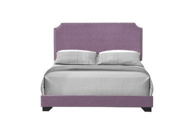 ACME Haemon Queen Bed #color_ Light Purple Fabric