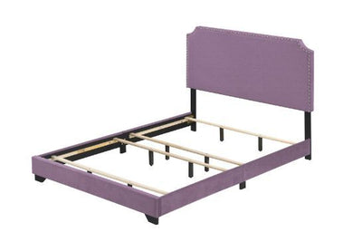 ACME Haemon Queen Bed #color_ Light Purple Fabric