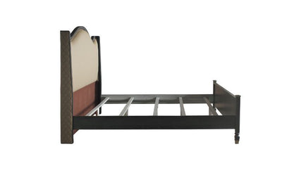 ACME House Marchese Queen Bed #color_Tan PU & Tobacco