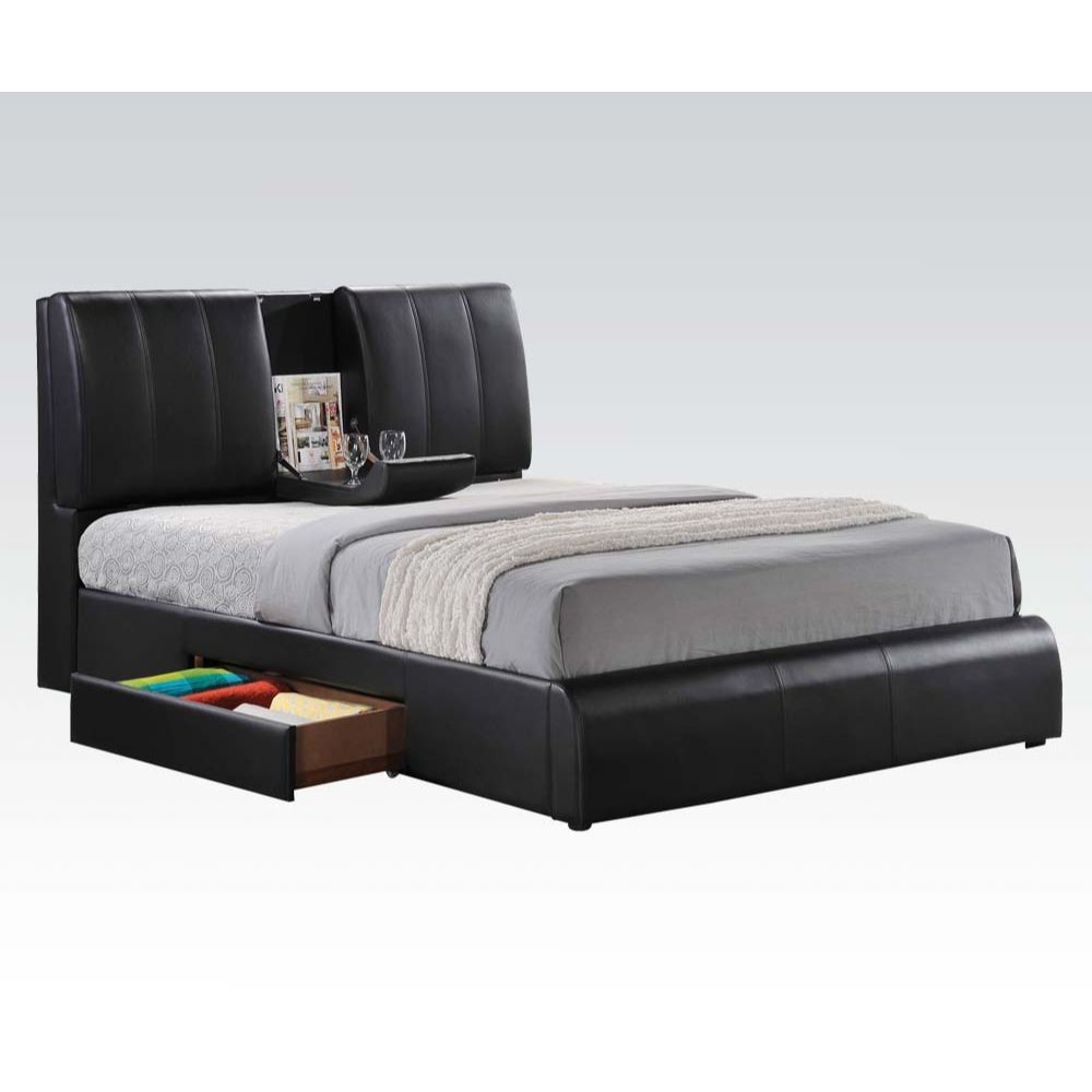 ACME Kofi Eastern King Bed #color_Black