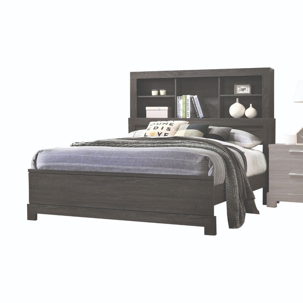 ACME Lantha Eastern King Bed #color_Gray Oak