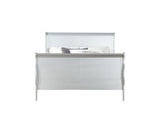 ACME Louis Philippe III Eastern King Bed #color_Platinum